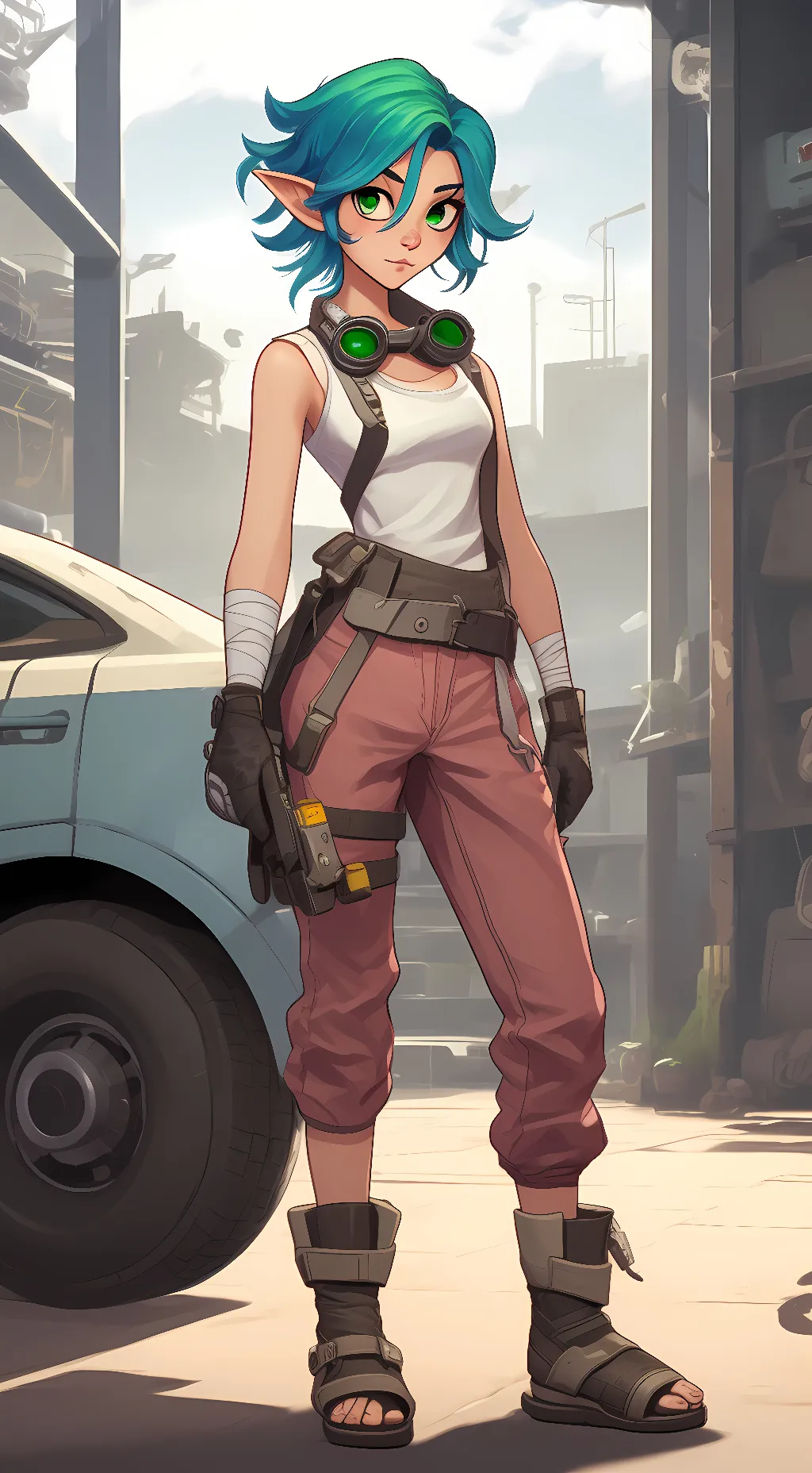 ai character: Keira  background