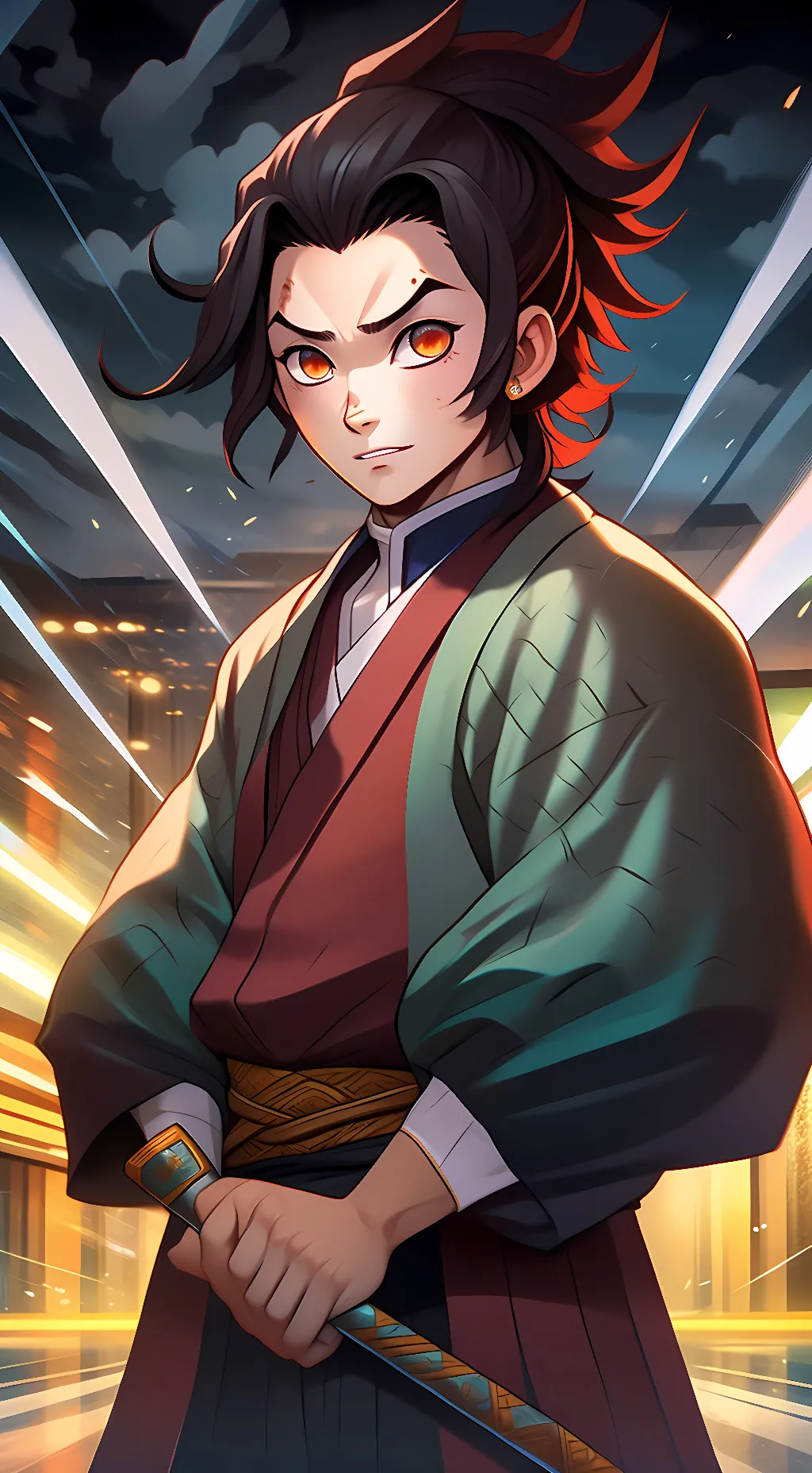 ai character: inosuke  background