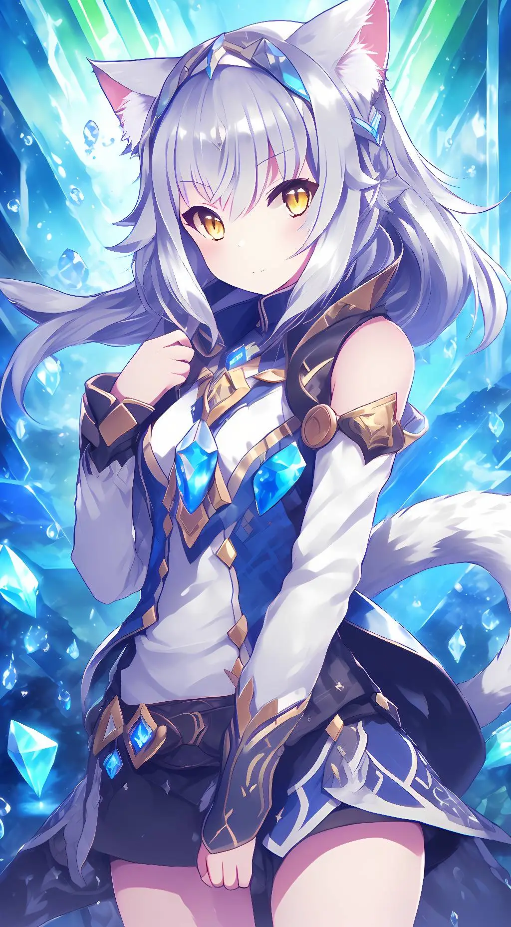 ai character: Nia  background