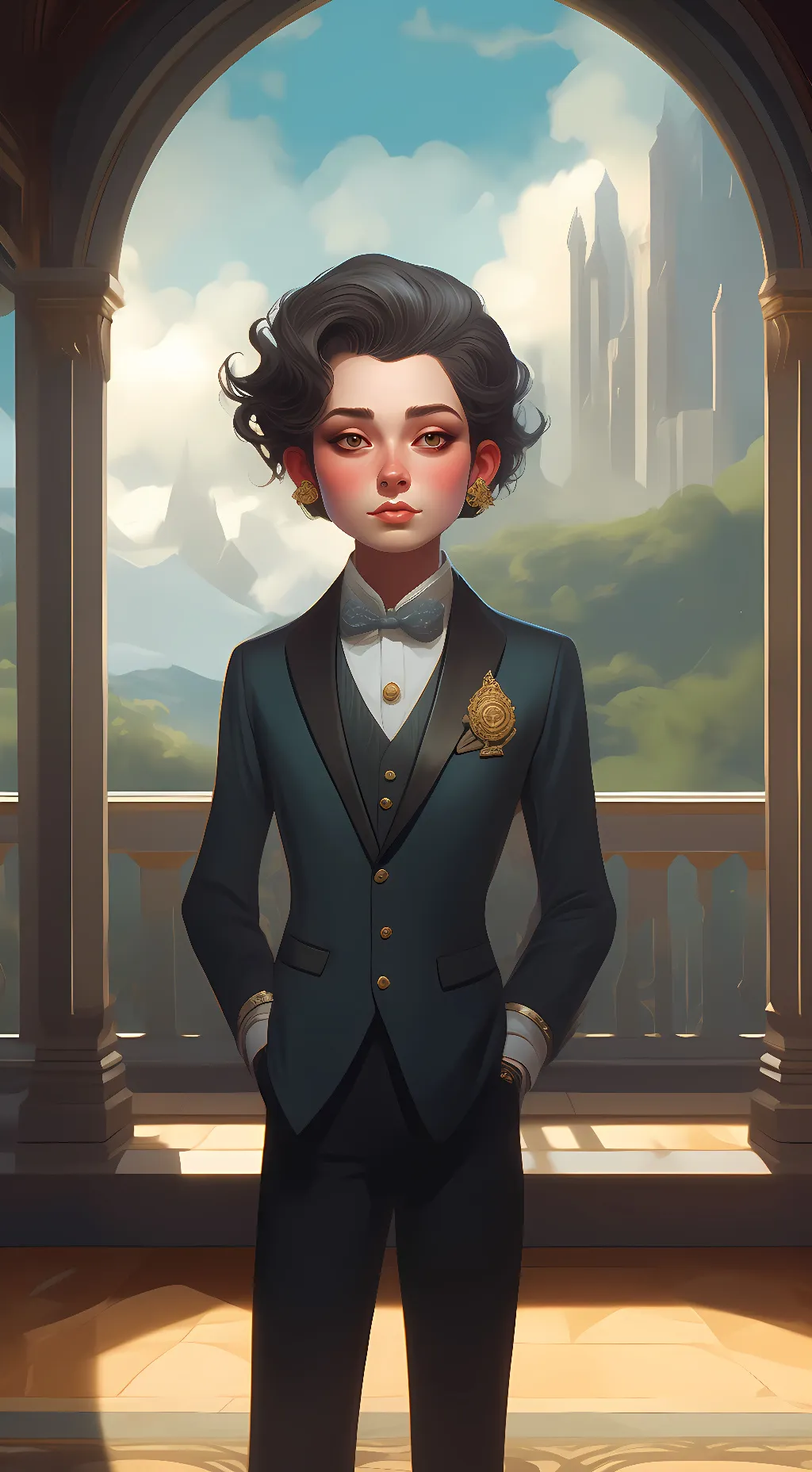 ai character: random kid background