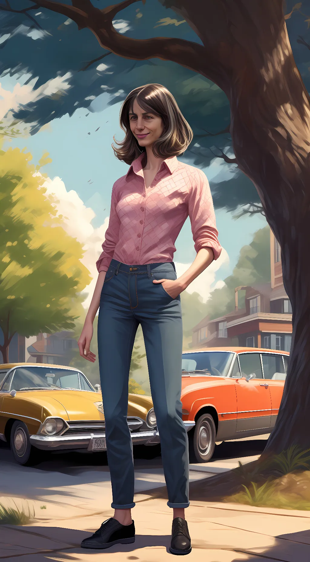 ai character: Granny background