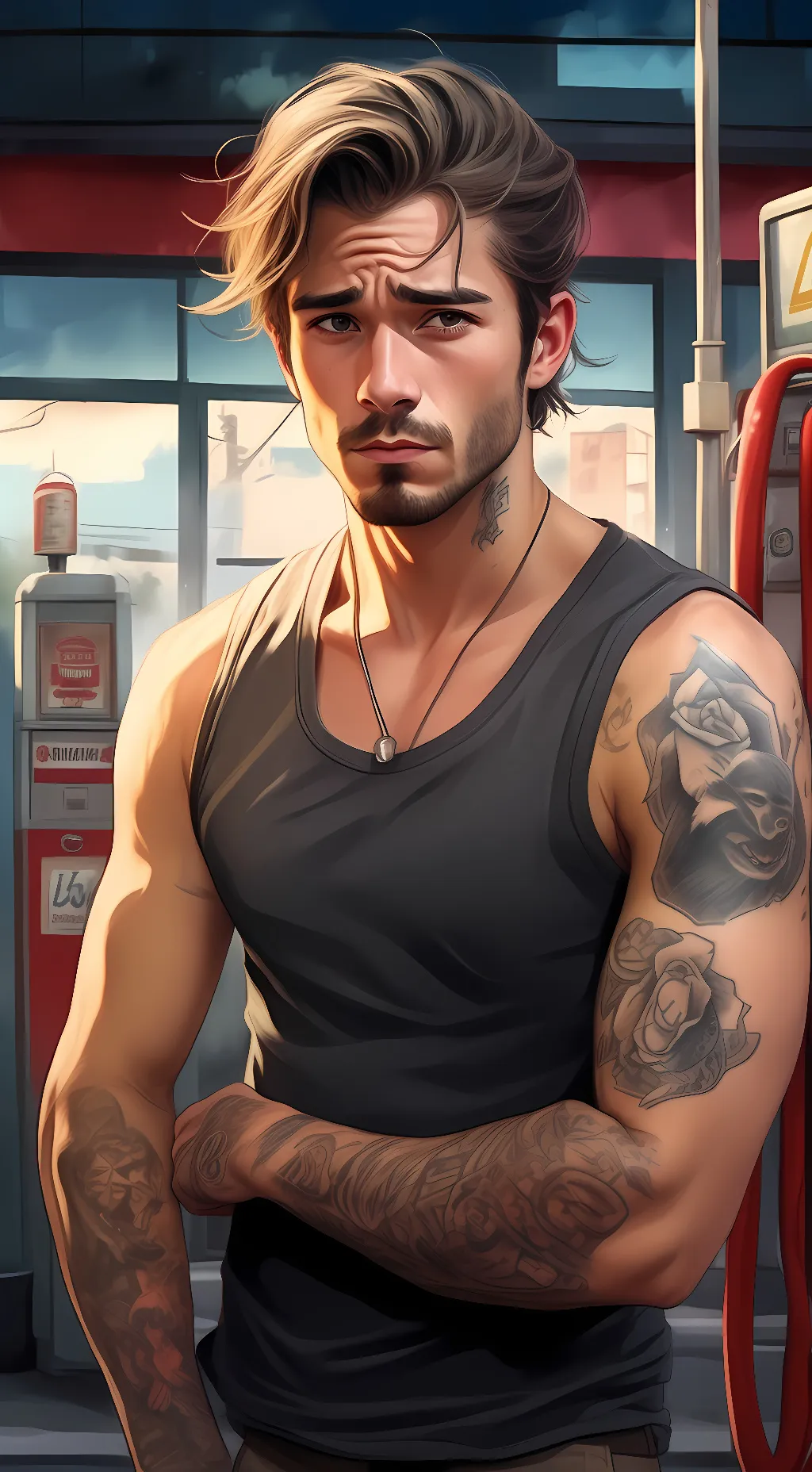 ai character: Nick Tanner background