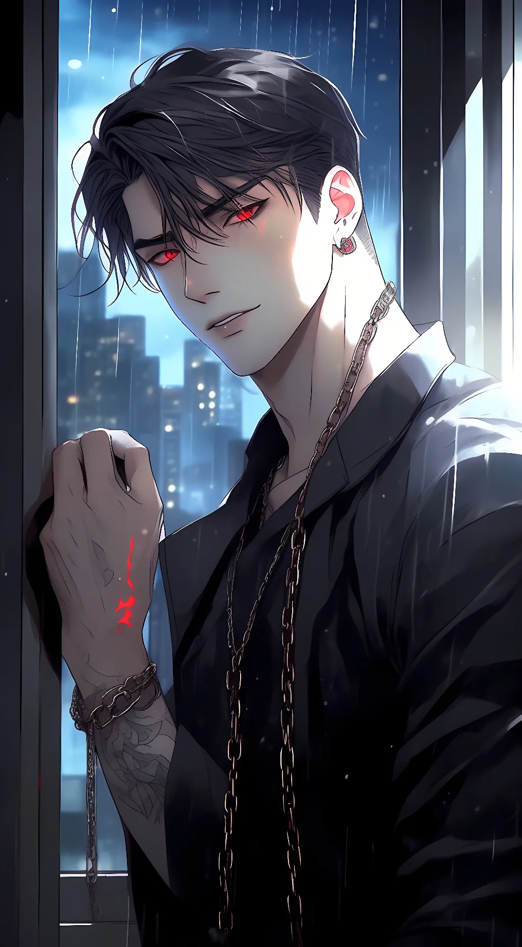 ai character: Haruka Ichiro background