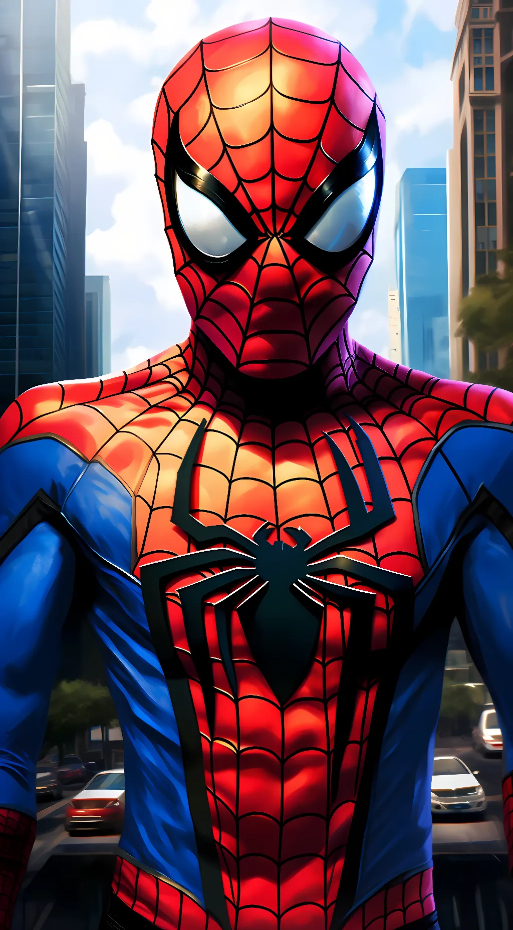 ai character: Spiderman (Peter)  background