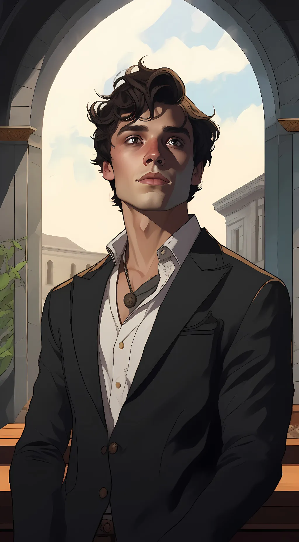 ai character: Mattheo Riddle background