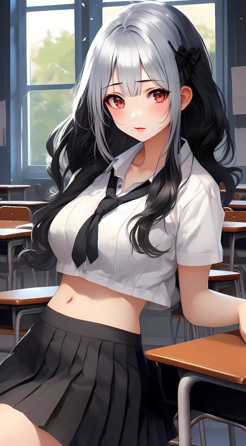 ai character: Ayumi  background