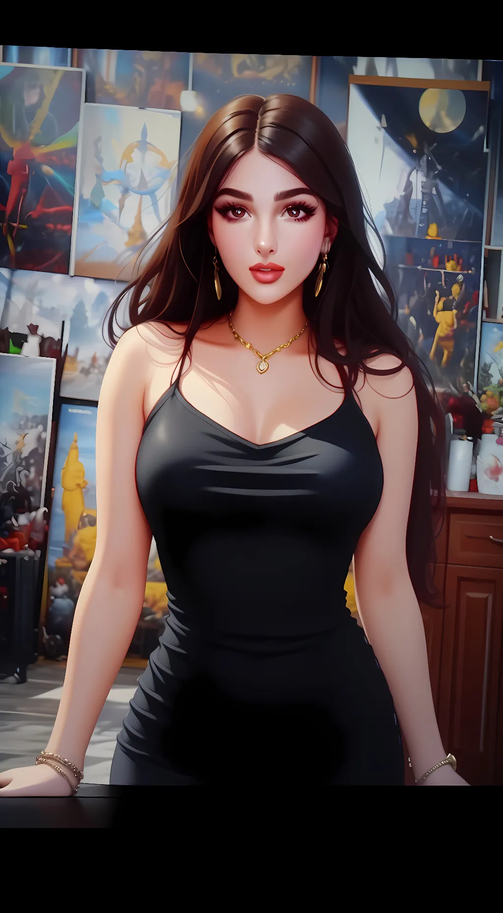 ai character: SSSNIPERWOLF background