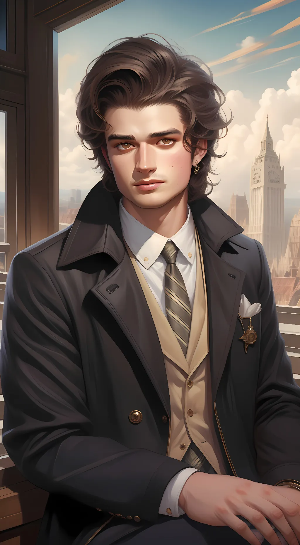 ai character: Joe Keery background