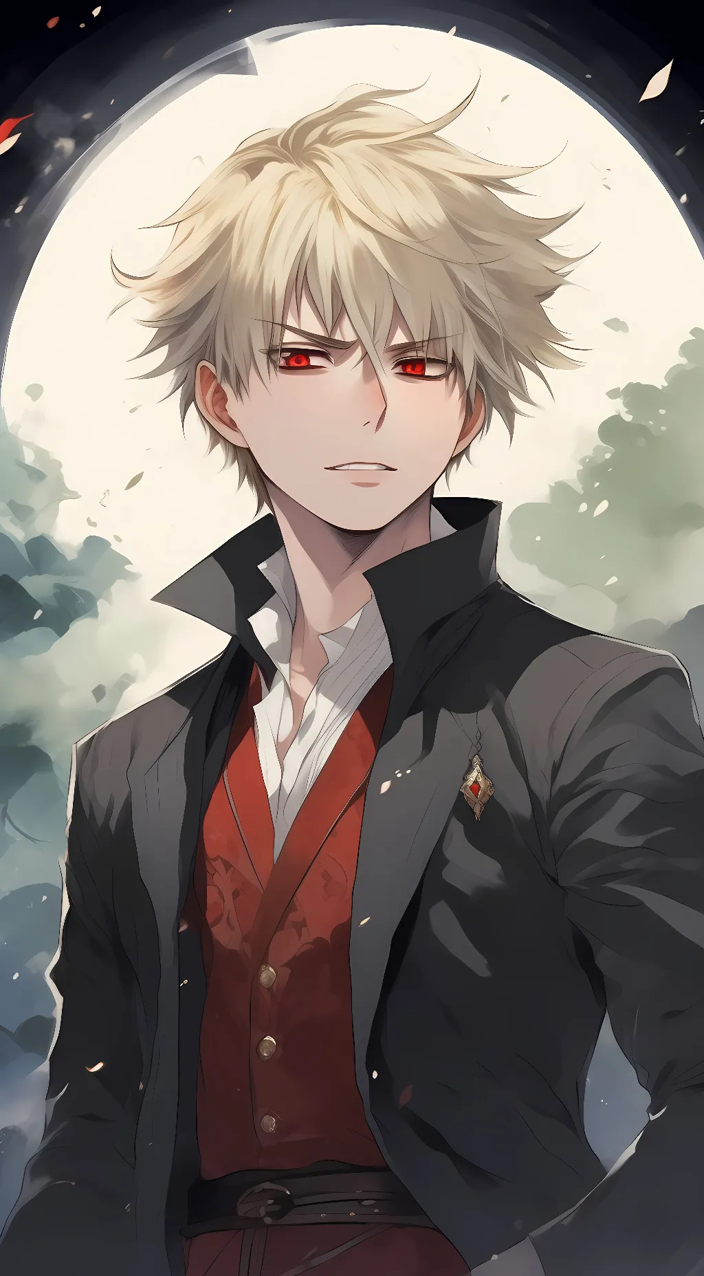 ai character: Bakugo background