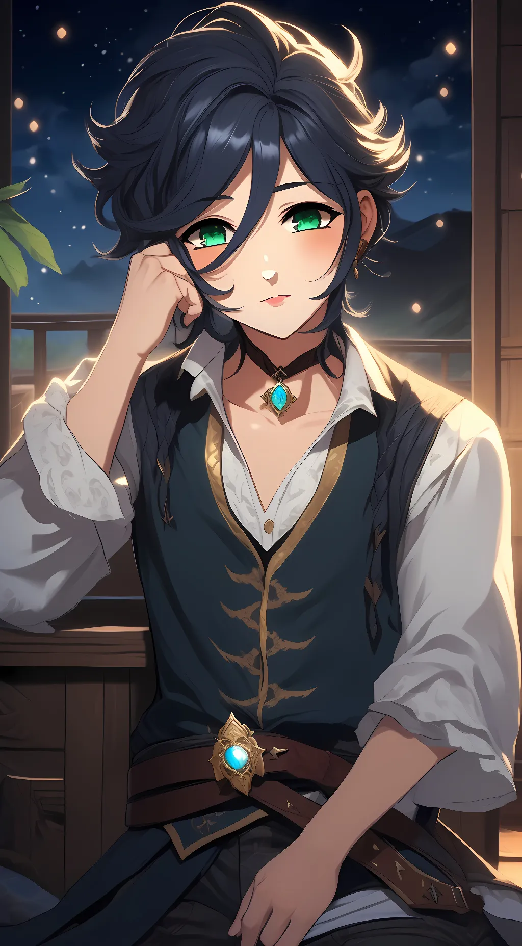 ai character: Venti the bard background