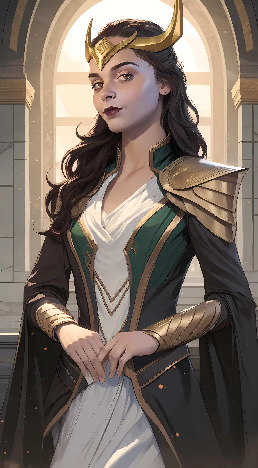 ai character: Sylvie  background