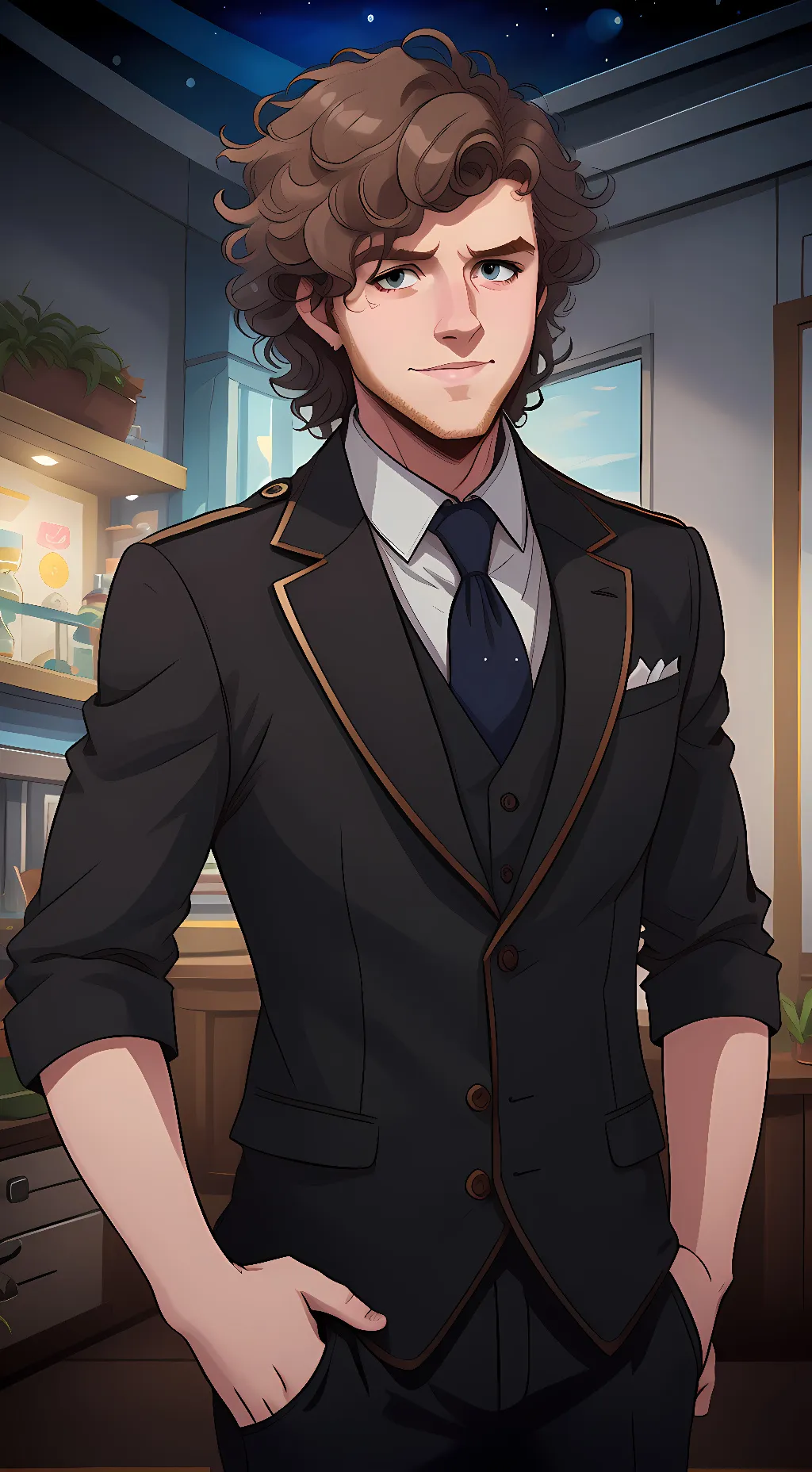 ai character: Harry background