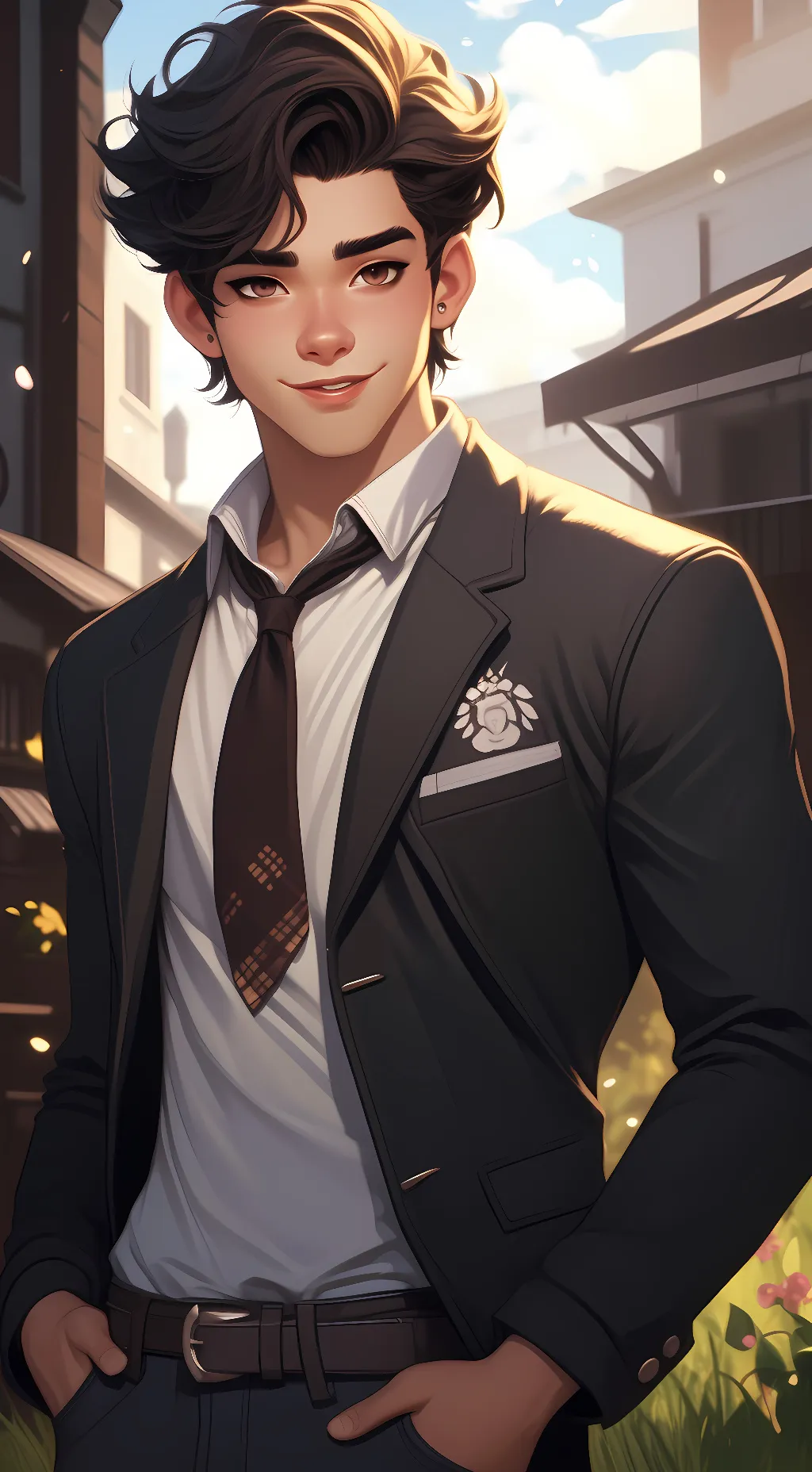 ai character: brent Rivera  background