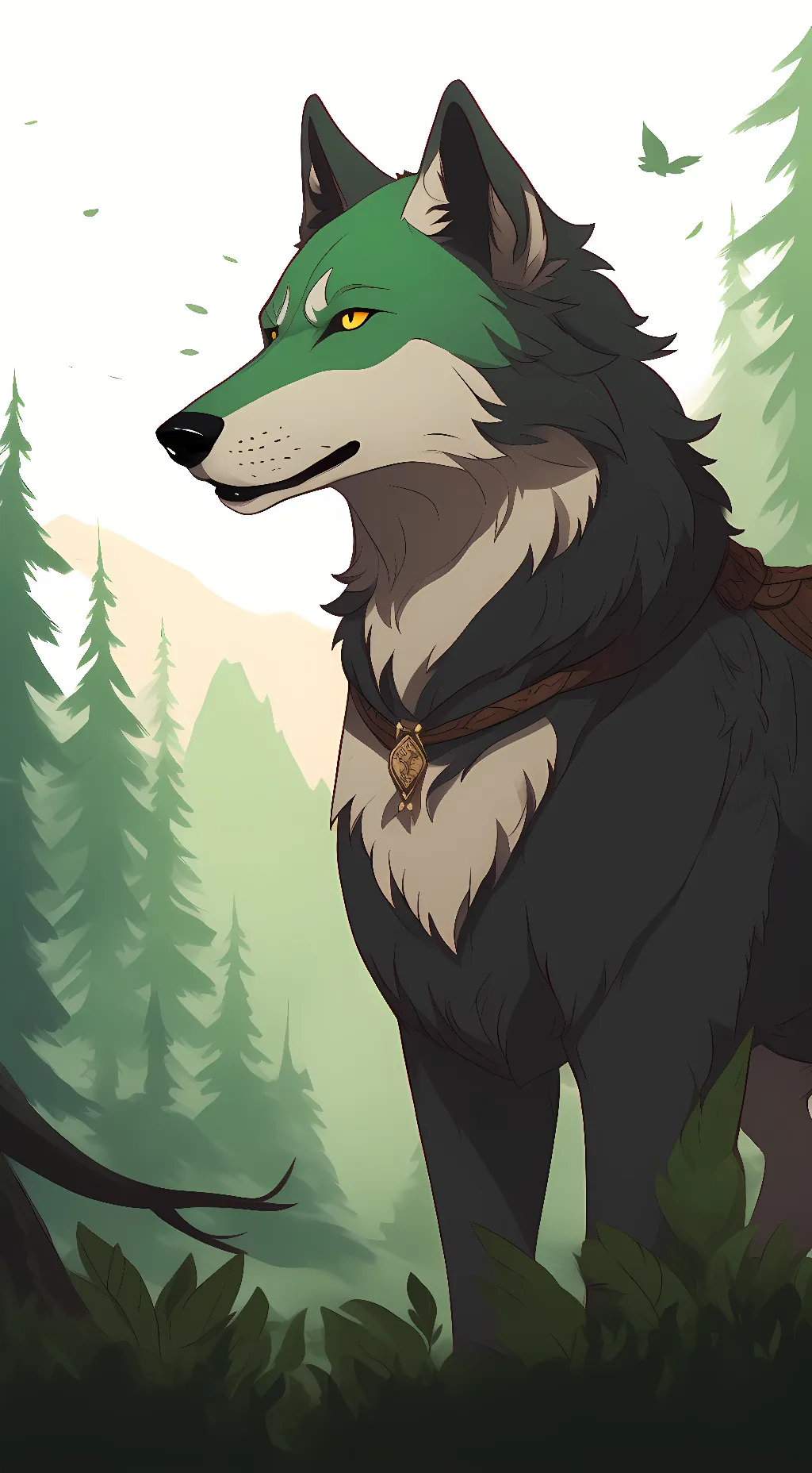 ai character: Ember background