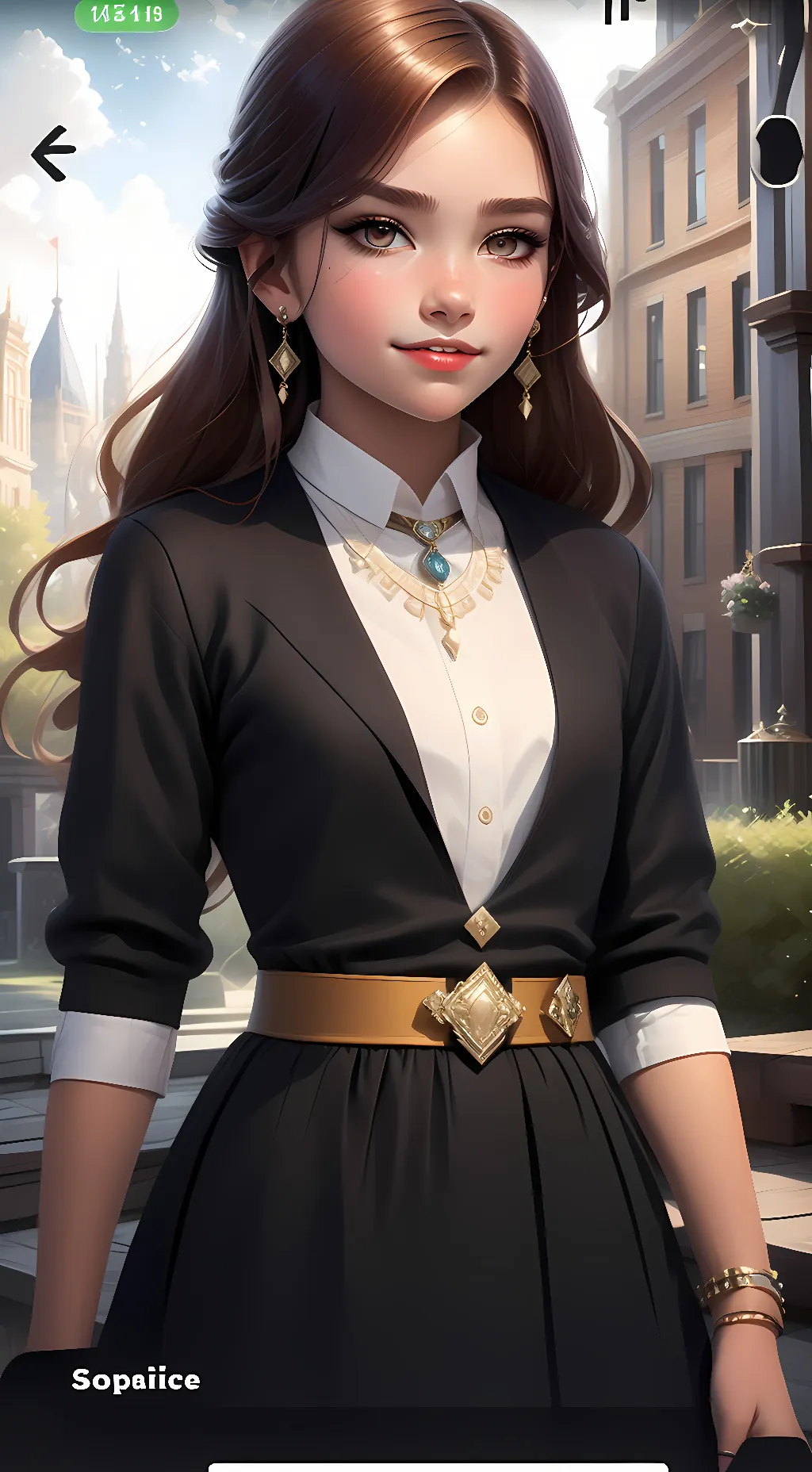 ai character: Indie background