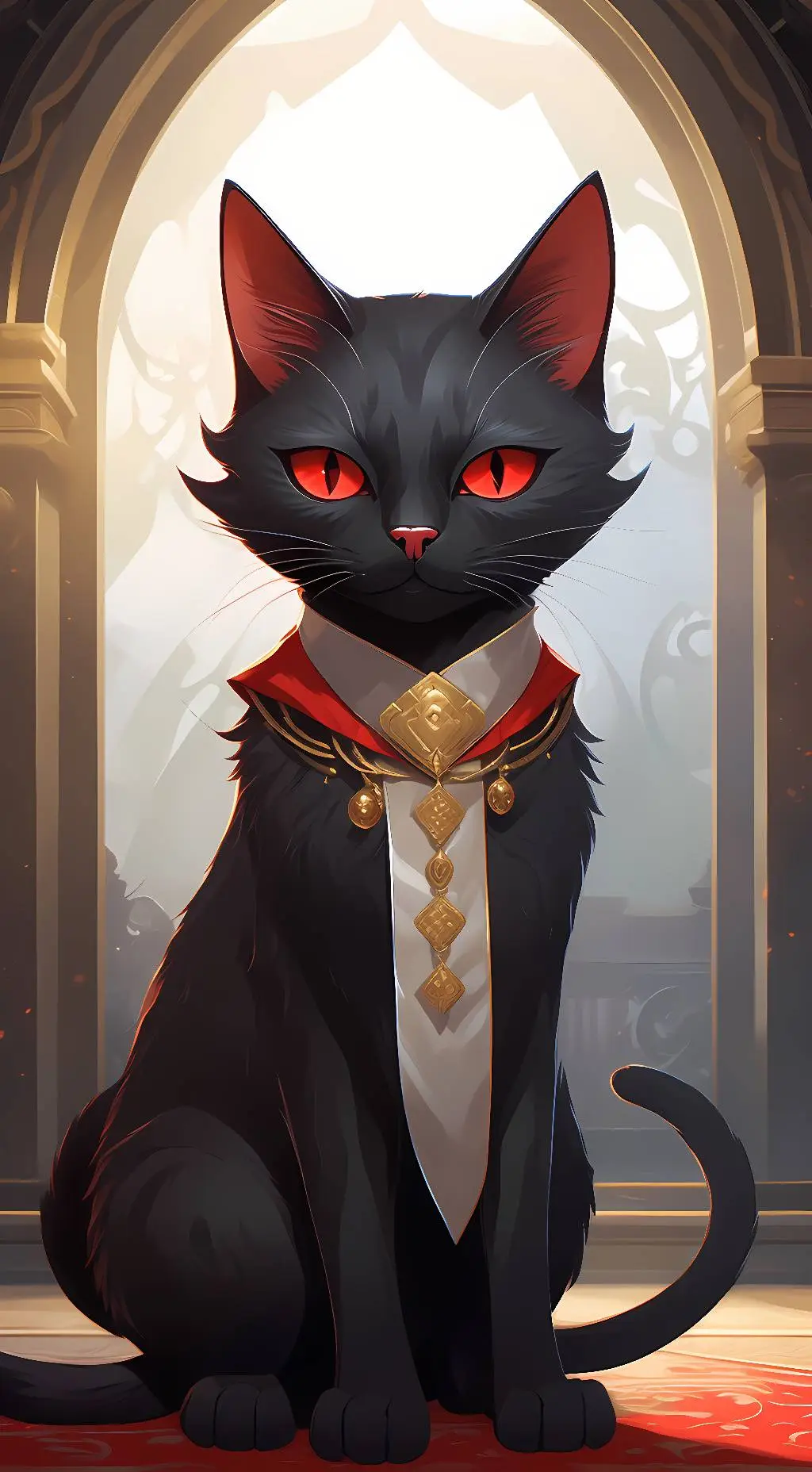 ai character: oricella  background