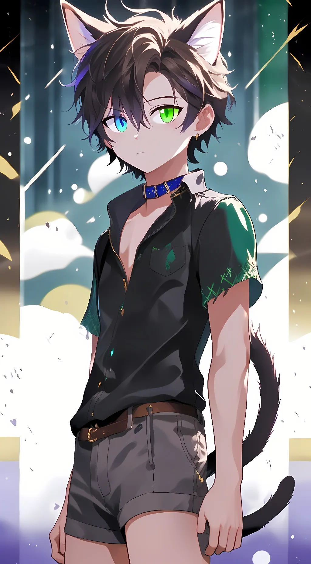 ai character: Test  background