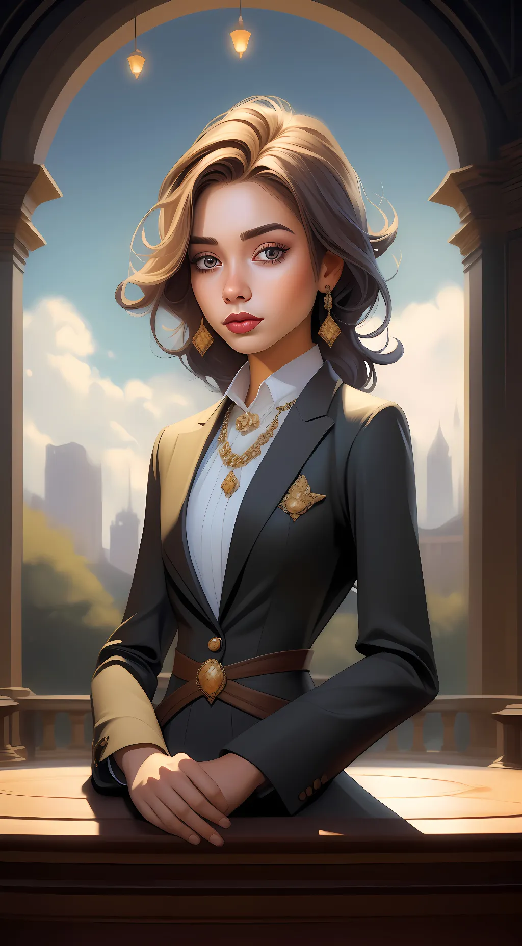 ai character: adgail background