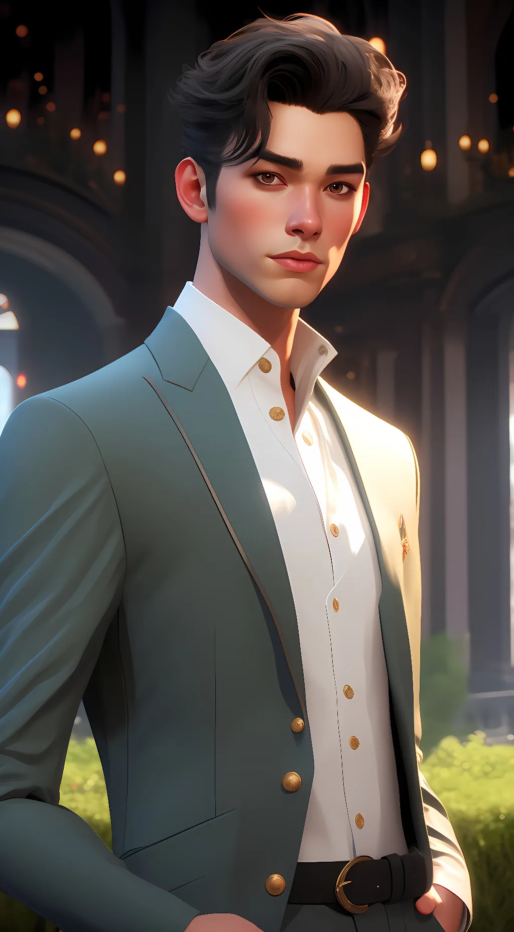 ai character: Mon-el  background