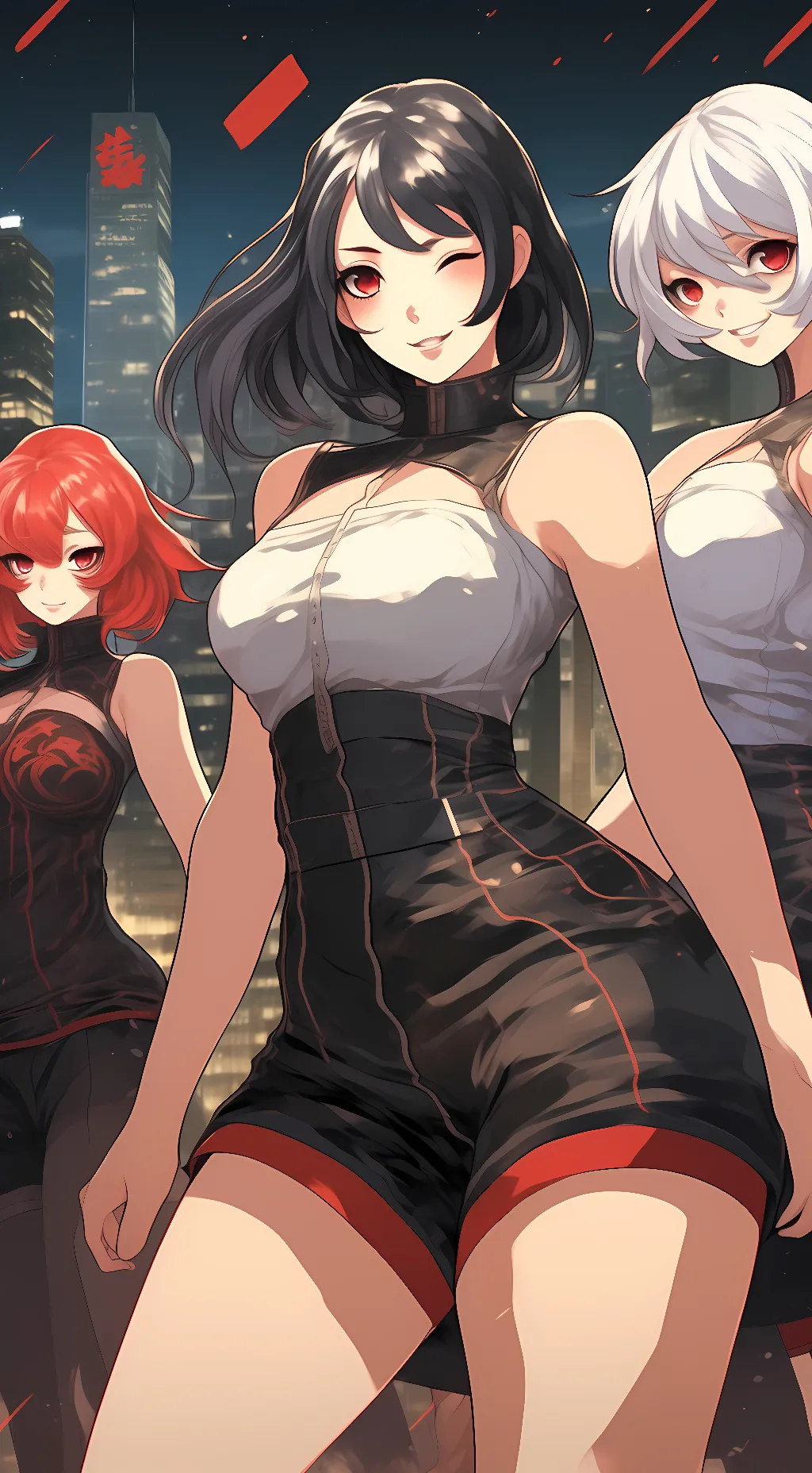 ai character: Zora, Abbie, Freya background
