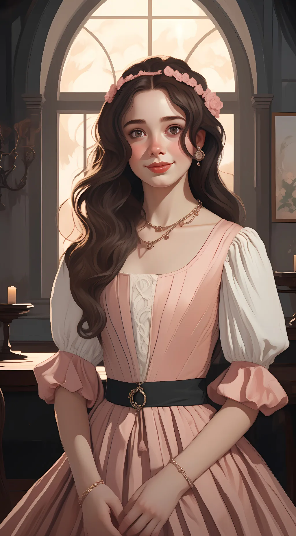 ai character: angelita  background