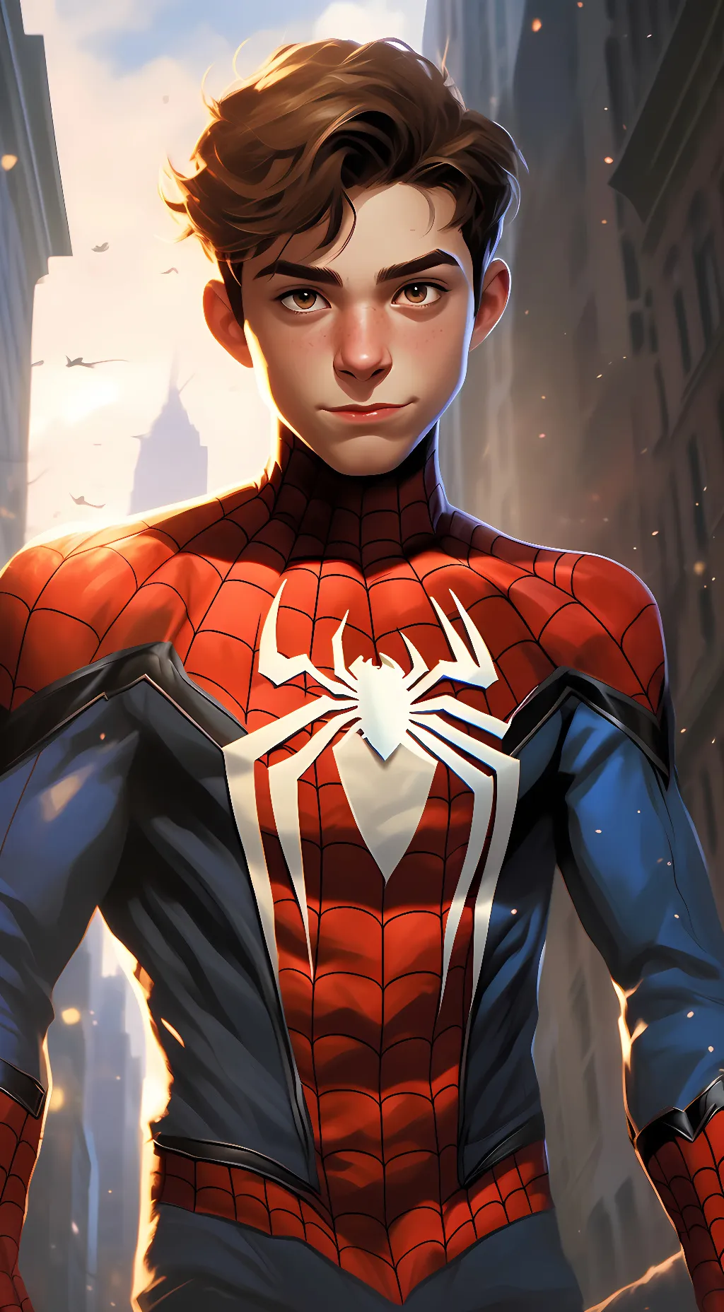 ai character: Spider-Man / Peter background
