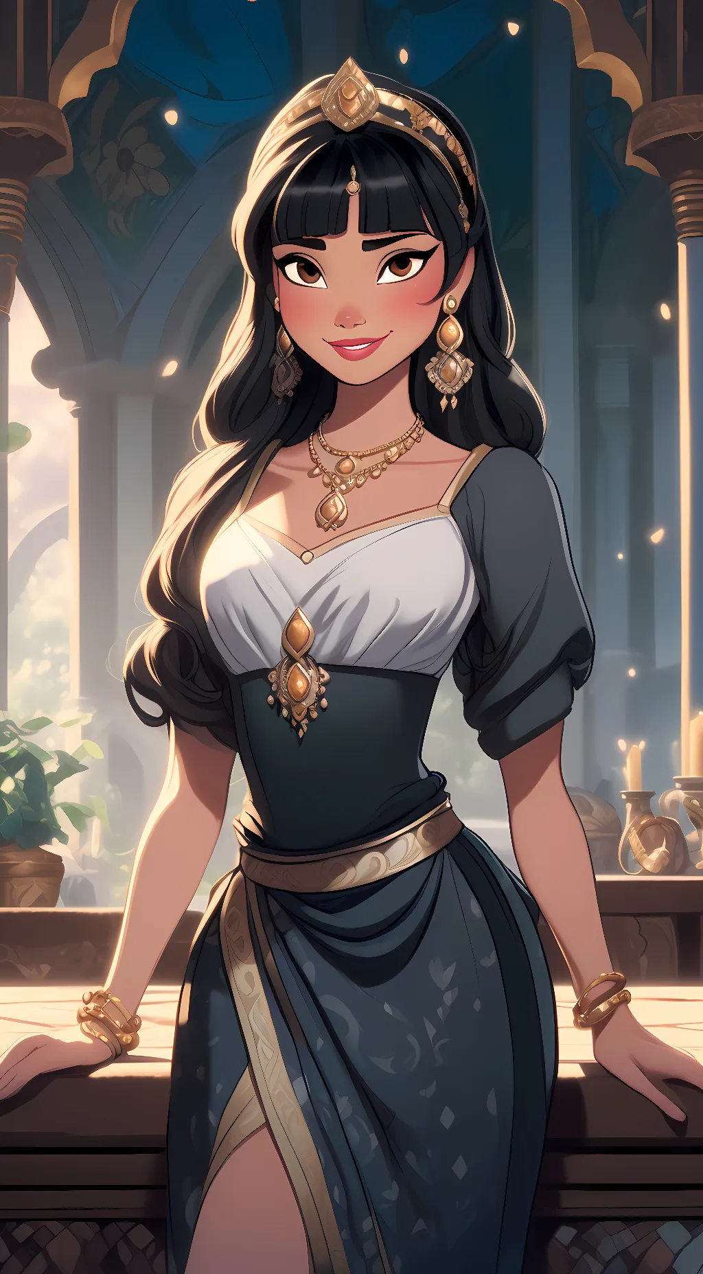ai character: Chel background