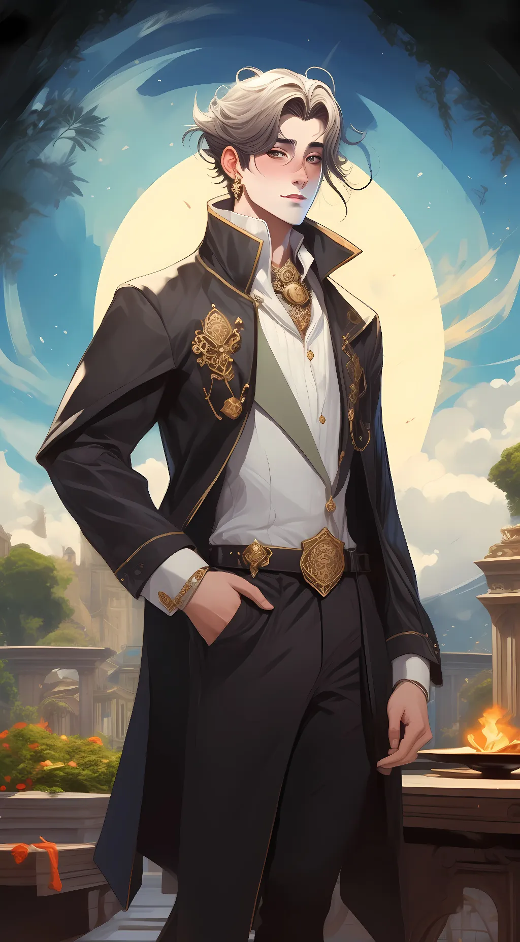 ai character: Edward  background