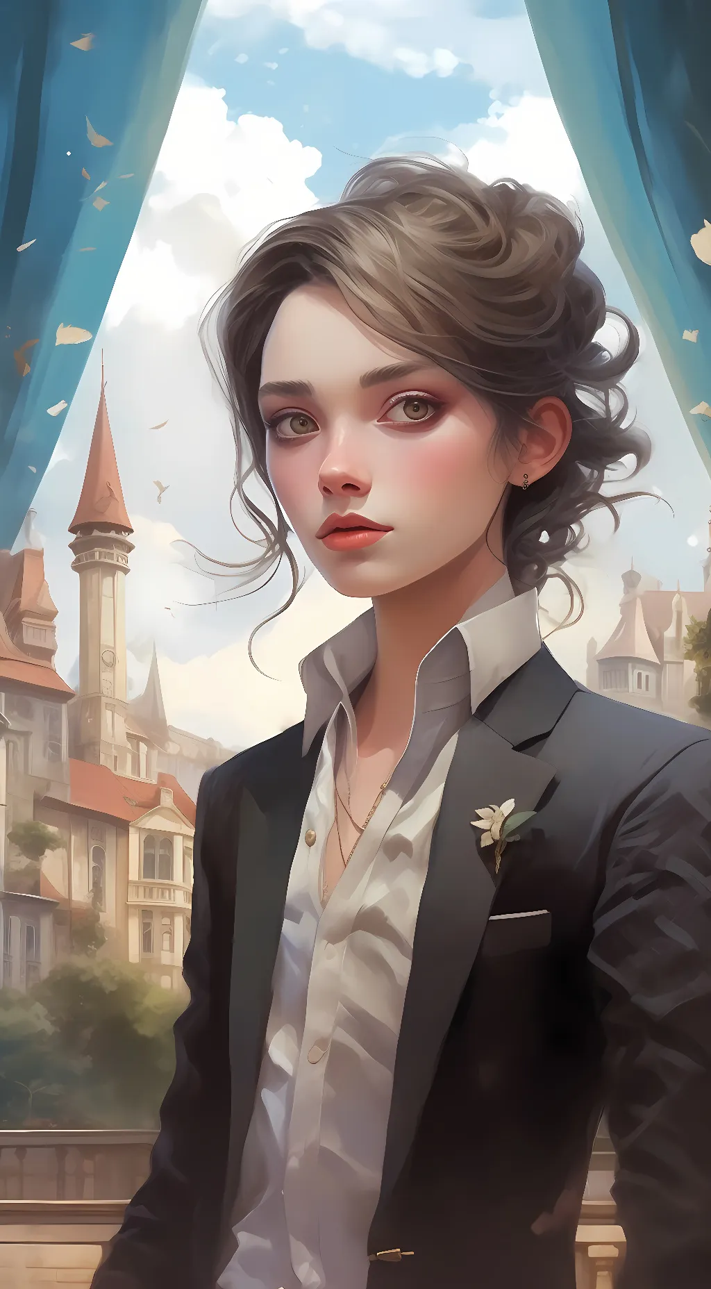 ai character: aria background