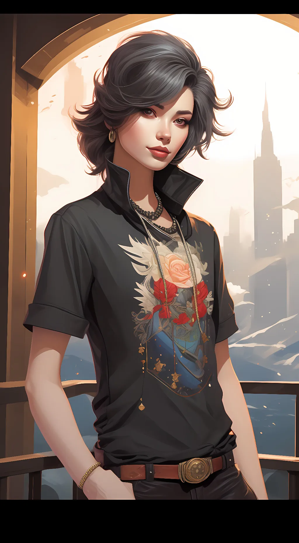 ai character: Yoshfi background