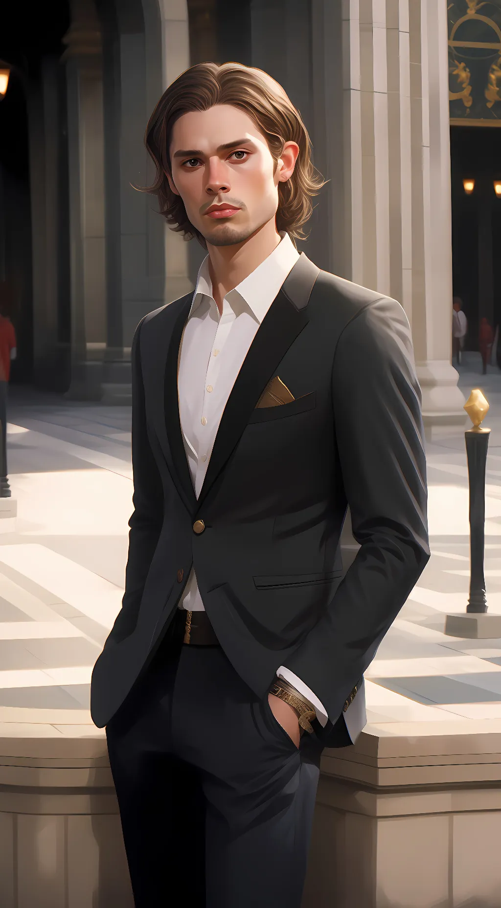 ai character: spencer reid  background