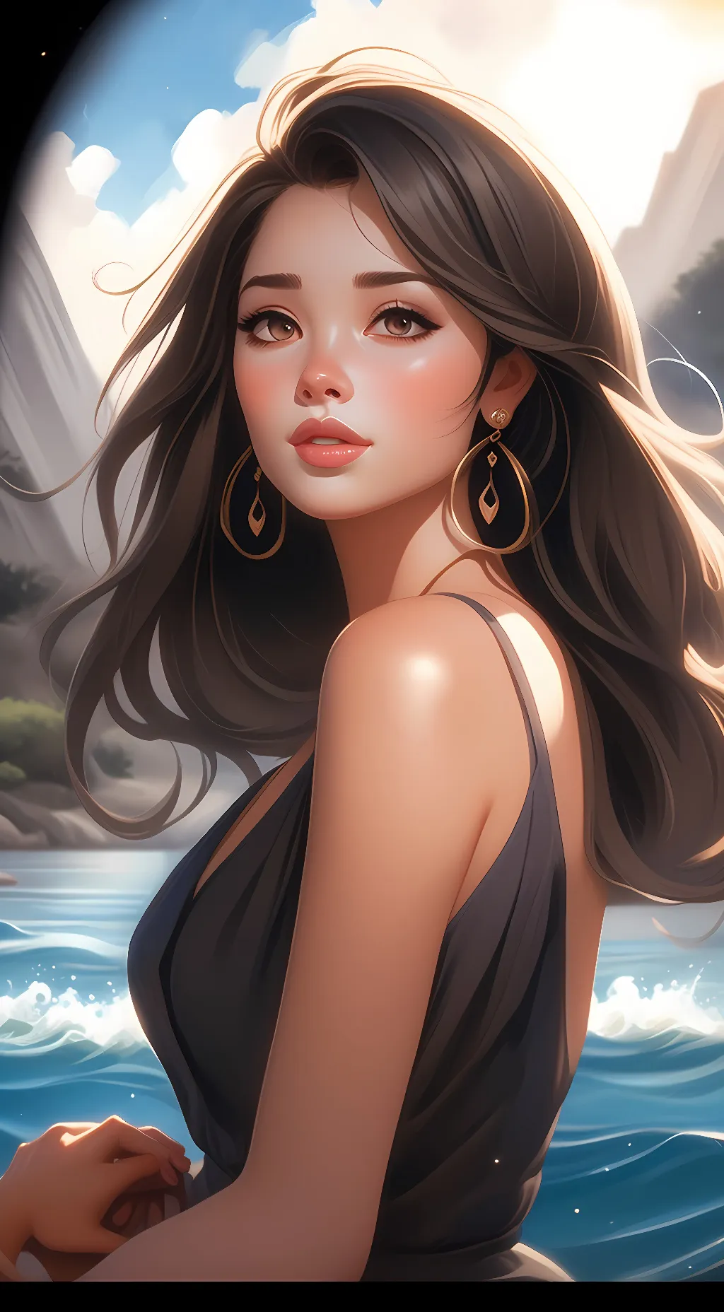 ai character: Julie  background