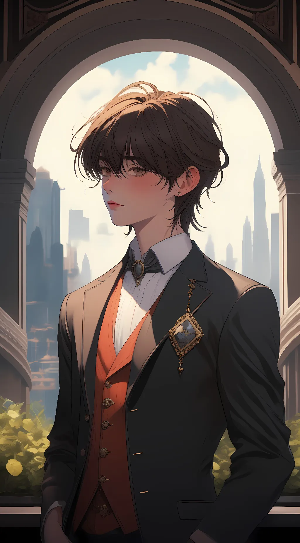 ai character: justin background