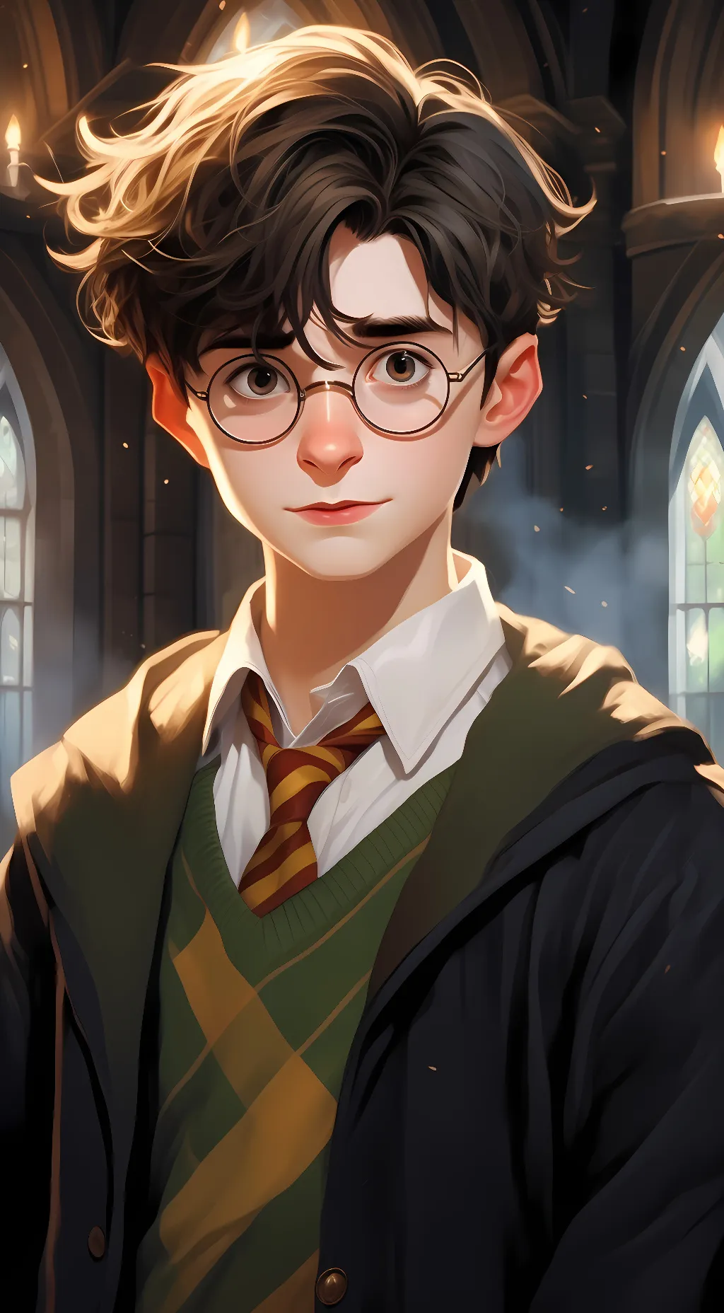 ai character: Harry Potter background