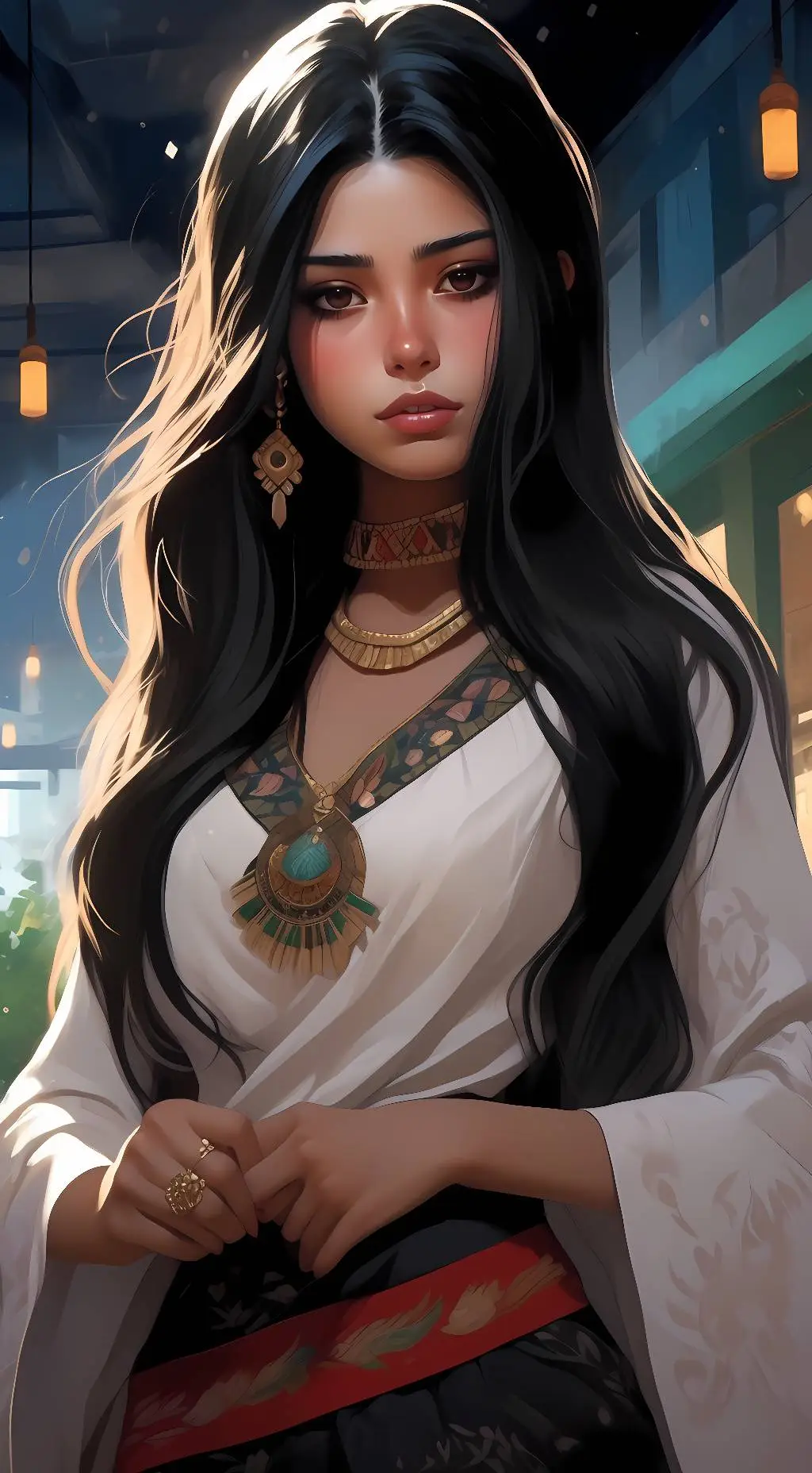 ai character: Olga Jasso background