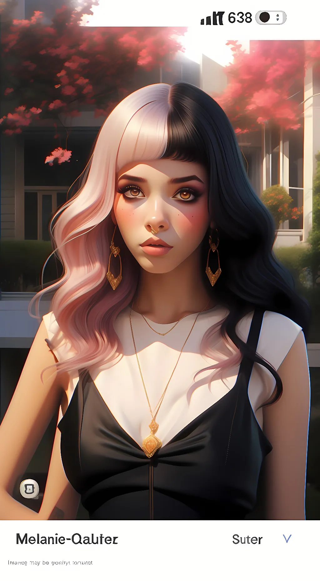 ai character: Melanie Martinez background