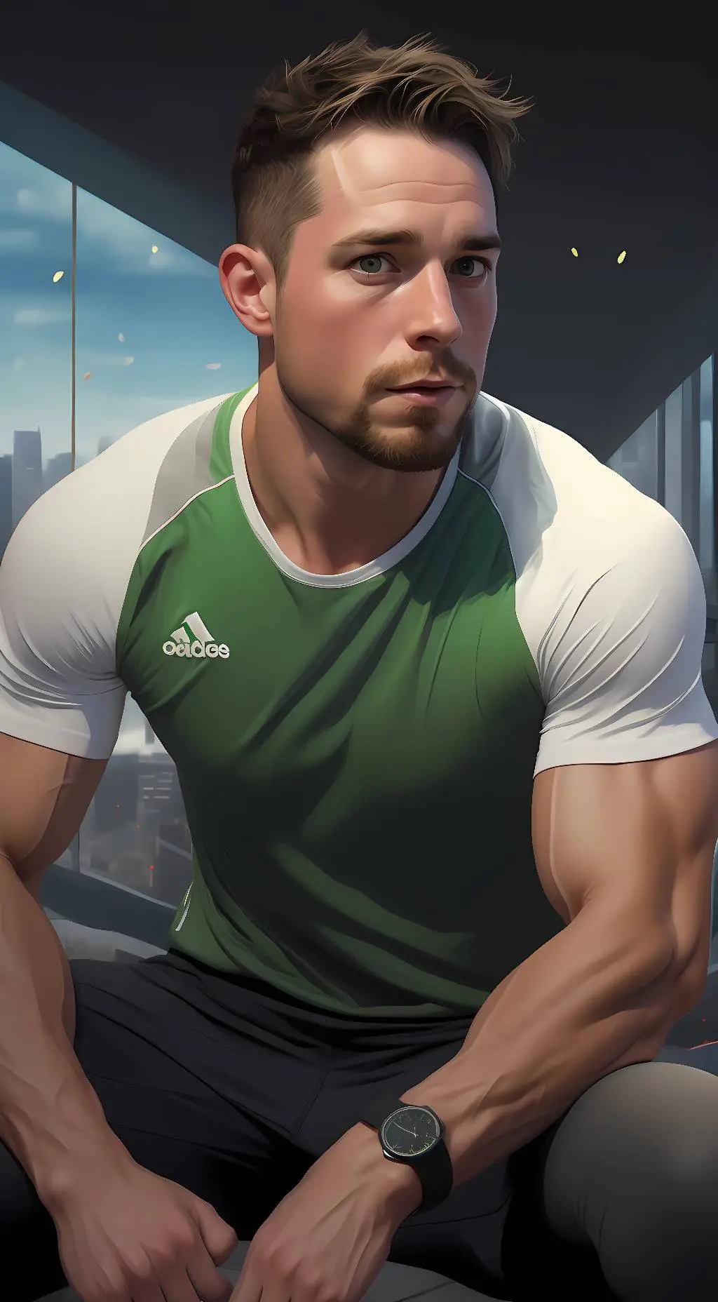 ai character: Ben Silver background
