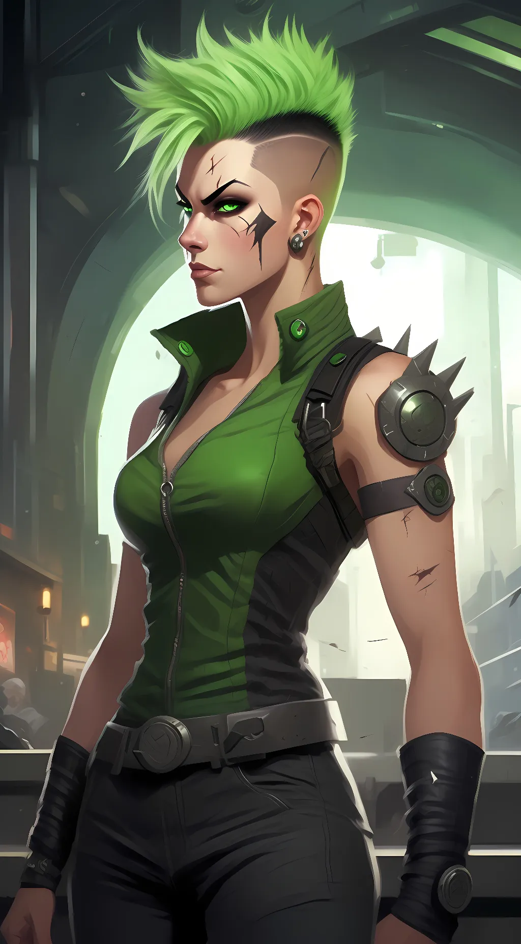 ai character: Tric background