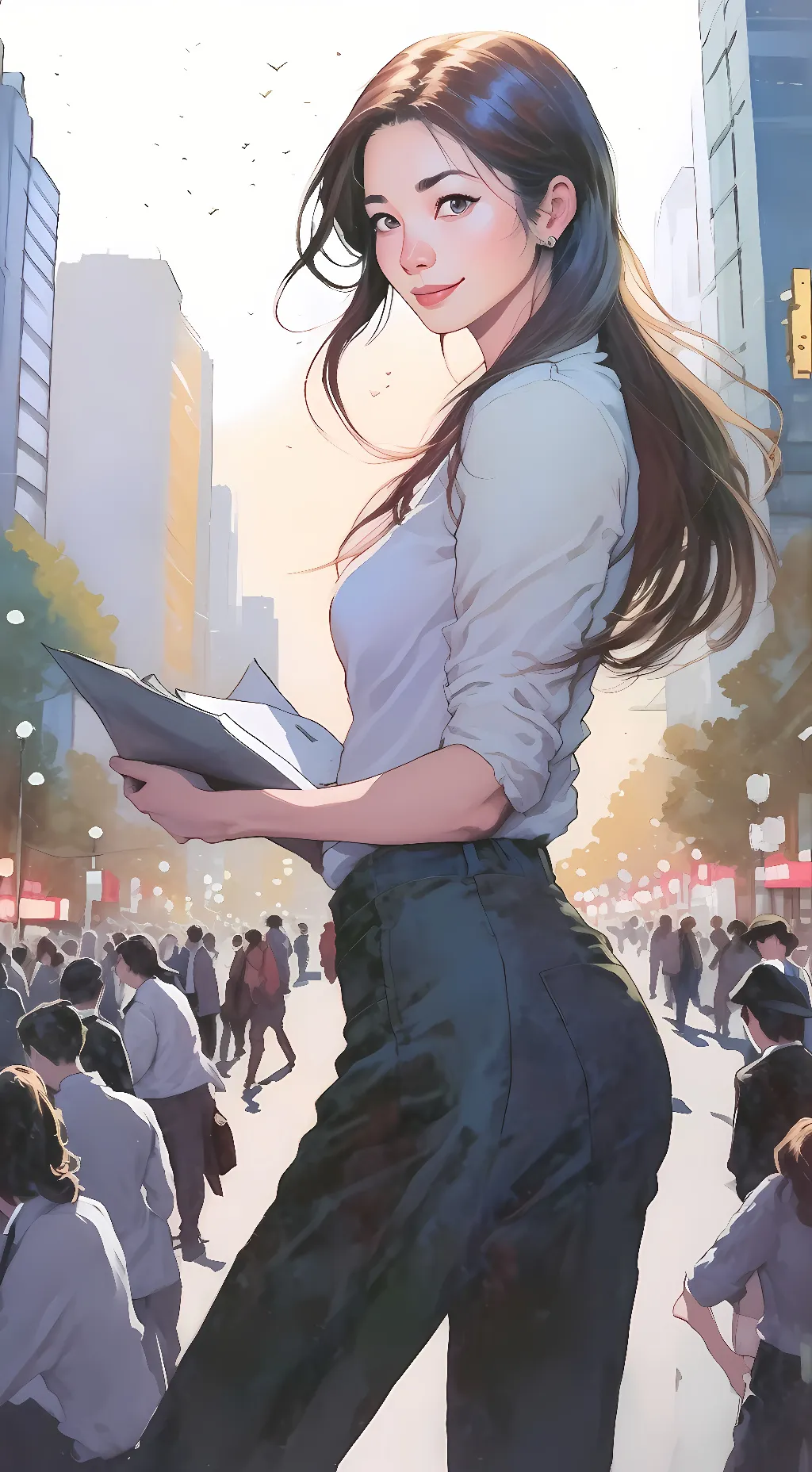 ai character: isbella background