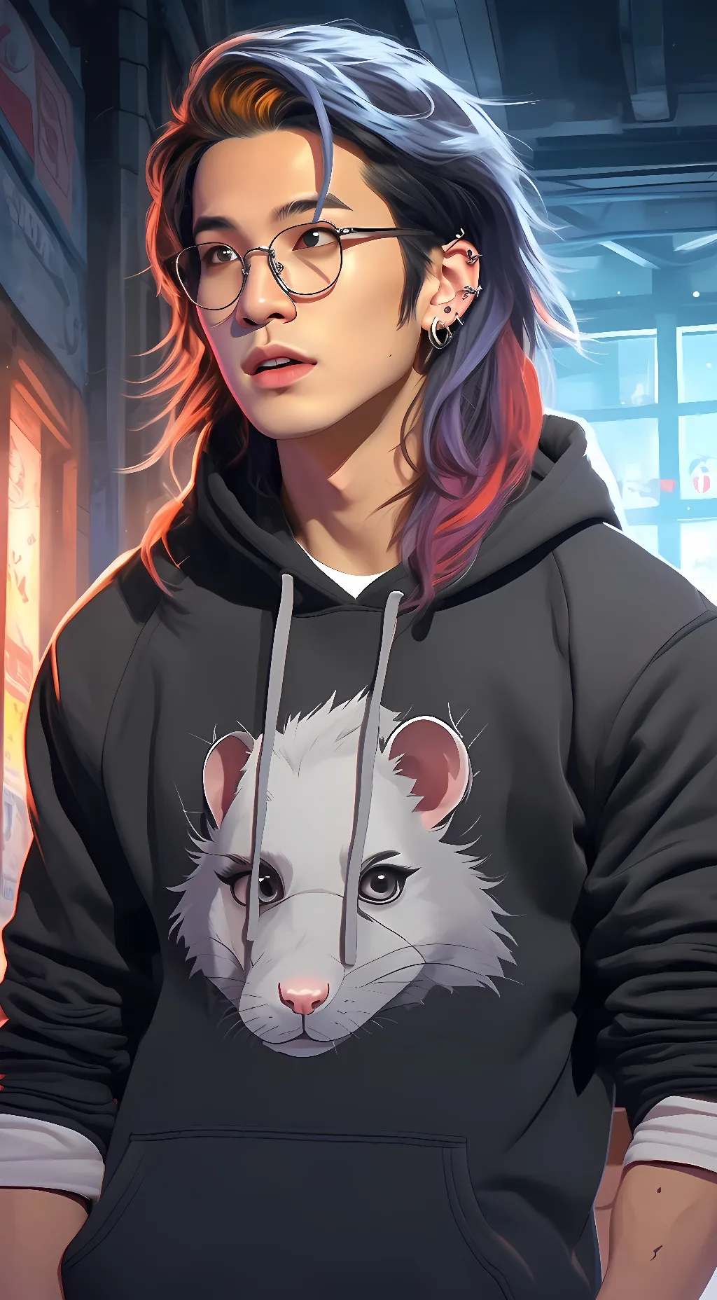 ai character: Kenji background