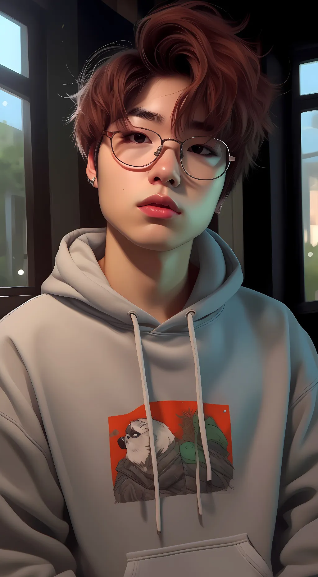 ai character: Aoki background