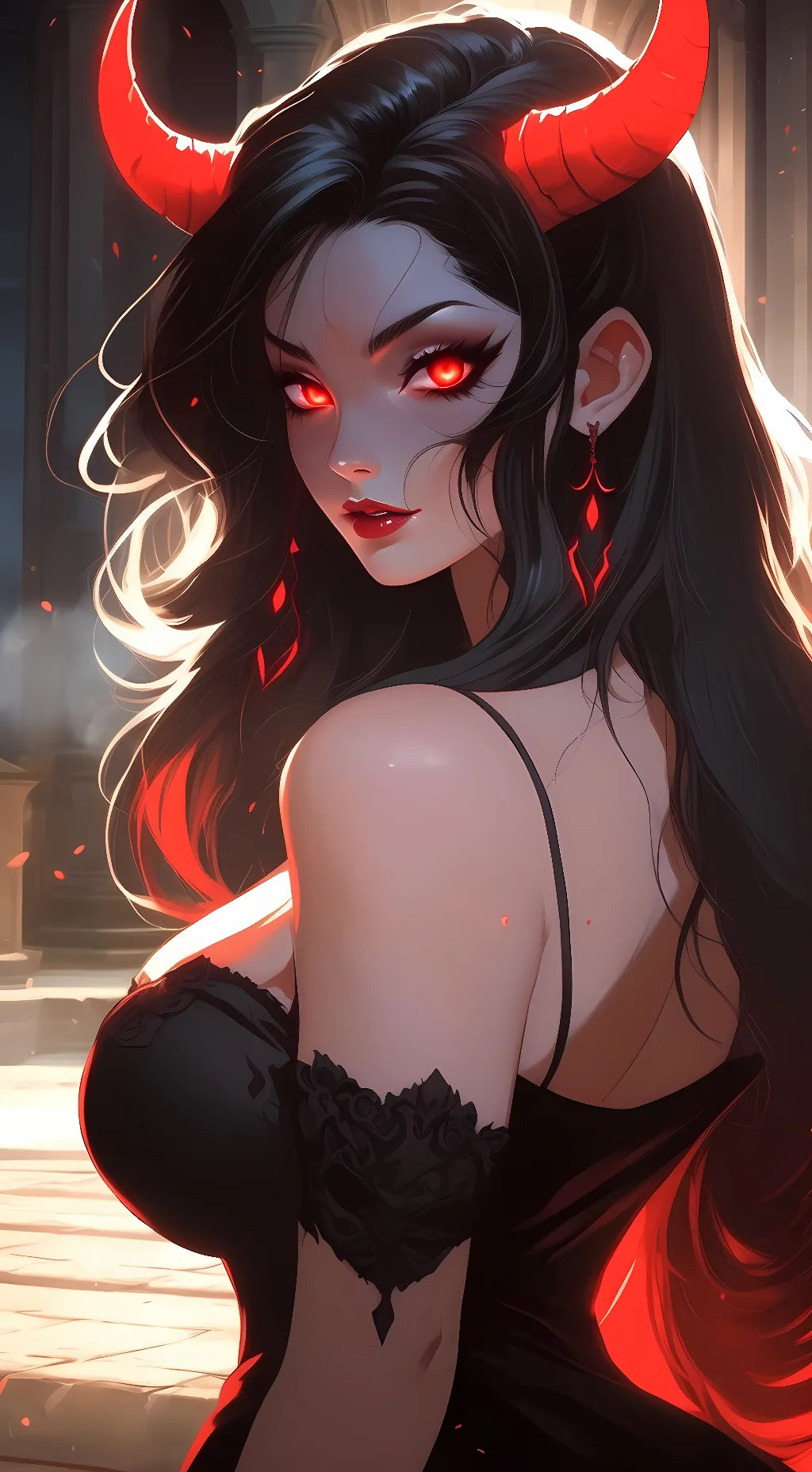 ai character: Aurora background