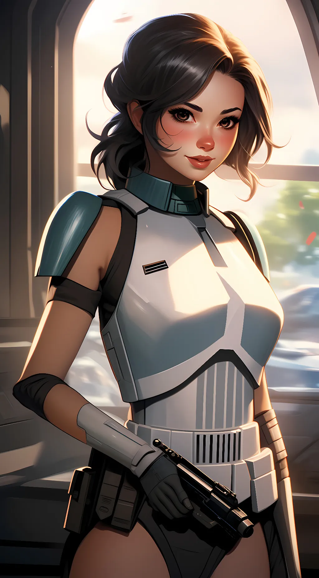 ai character: Ariana background