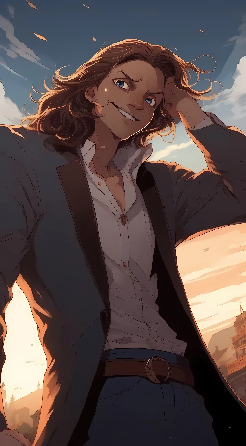 ai character: charles lee ray  background