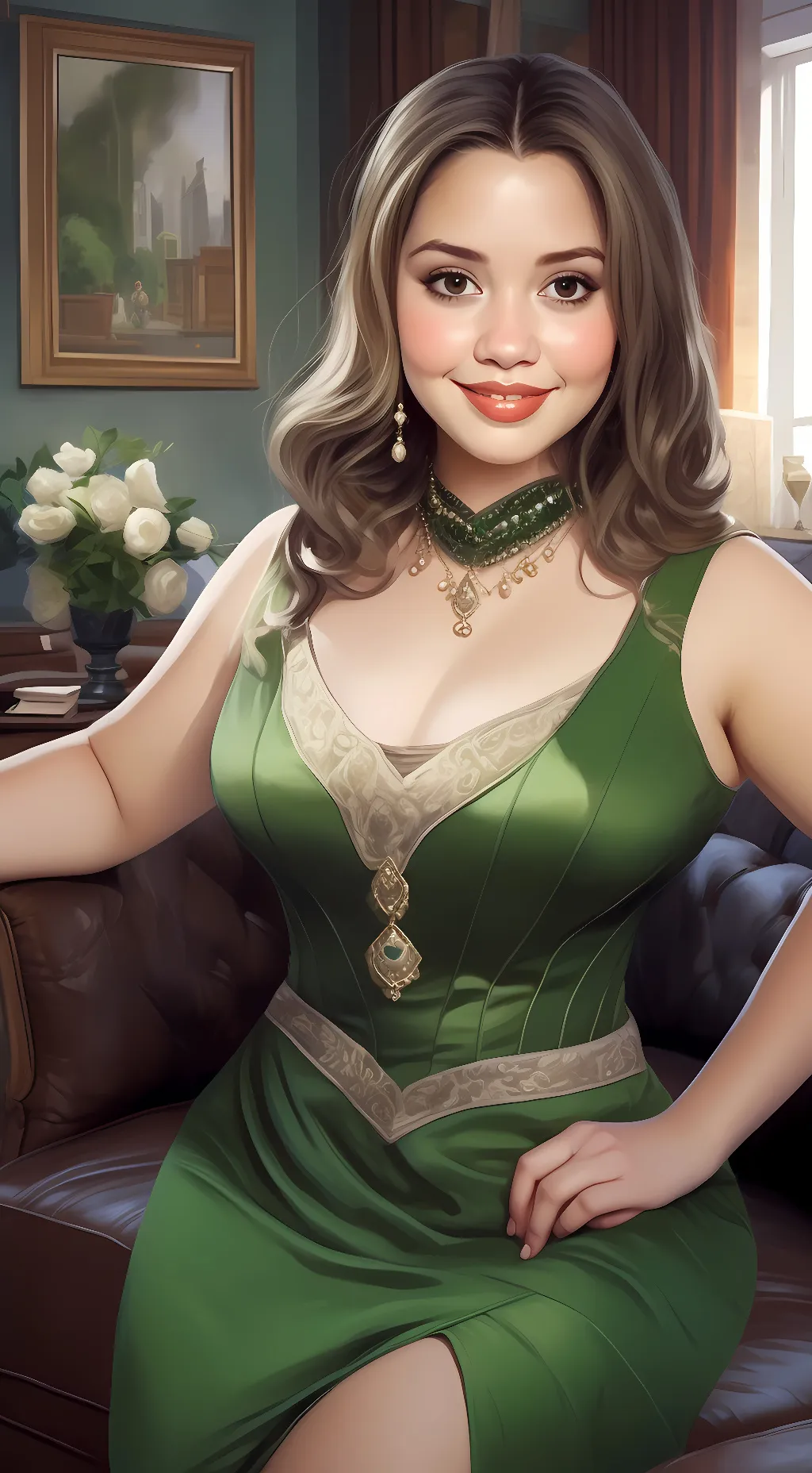 ai character: Sofia valentine  background