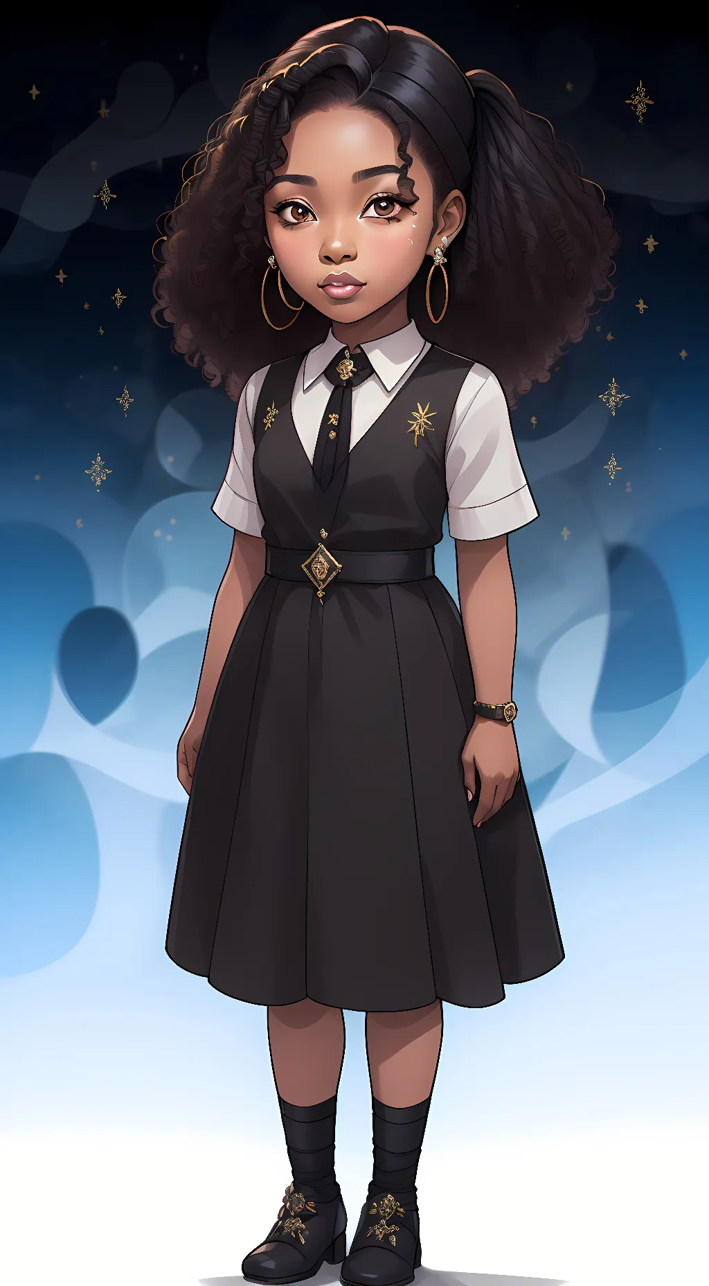 ai character: Maddie  background