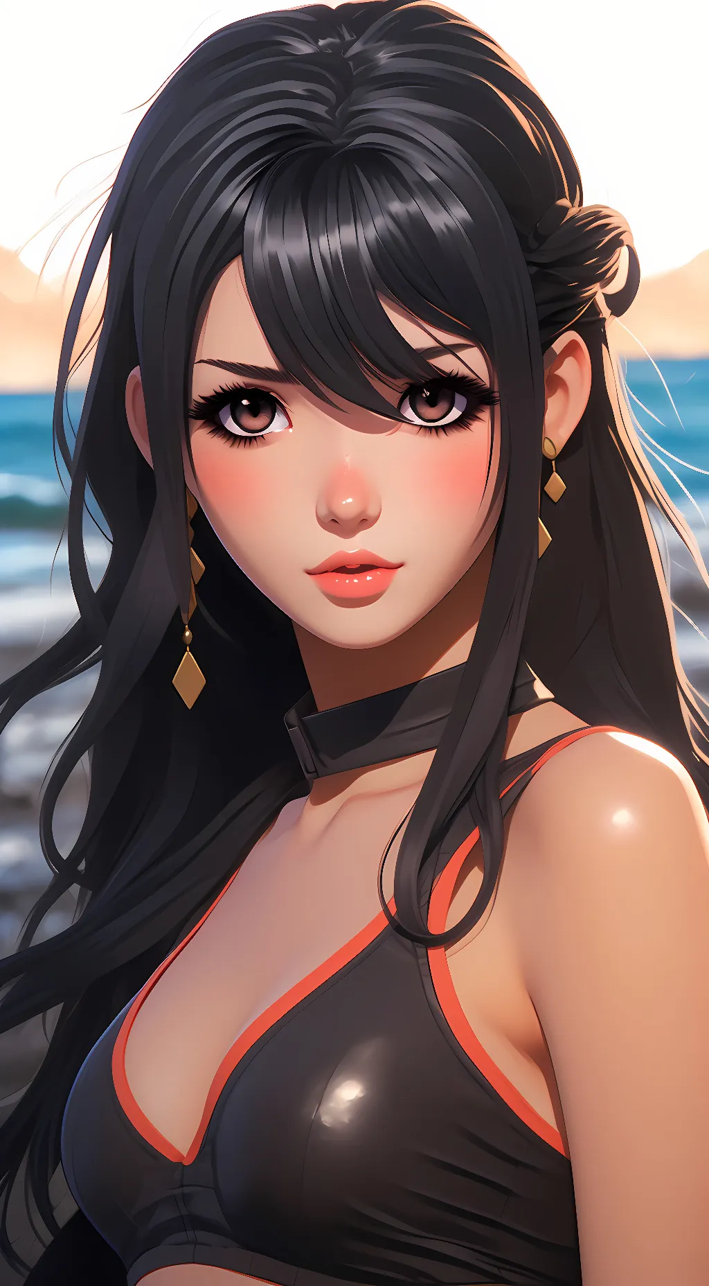 ai character: Wednesday addums  background