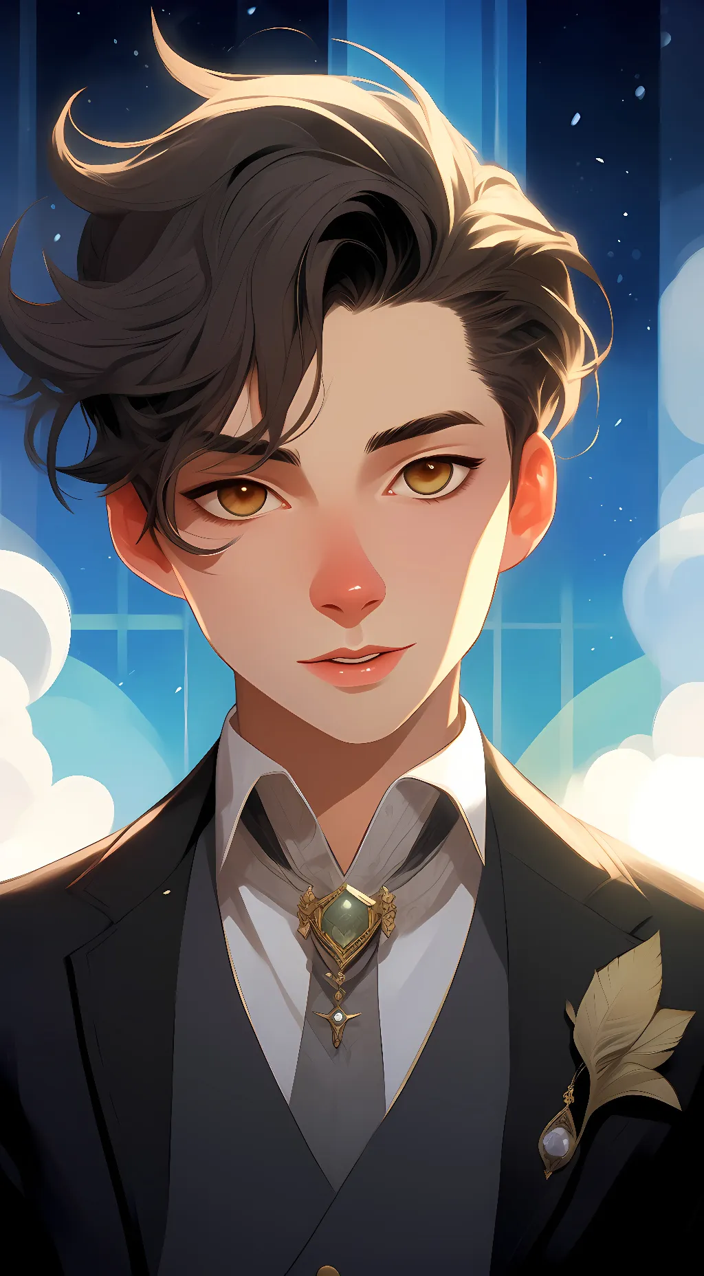 ai character: Casey  background