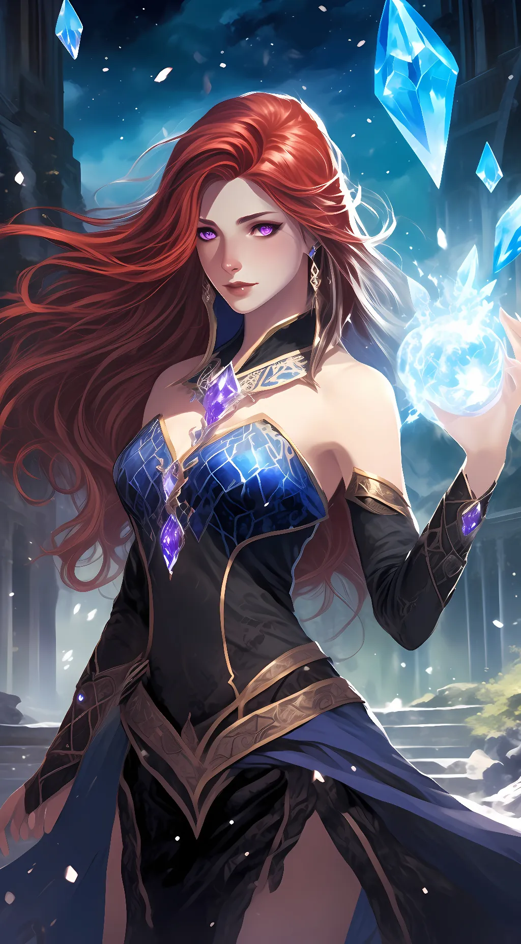ai character: Amelia Chambers background