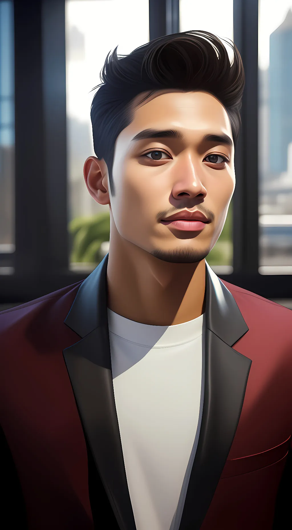 ai character: 轩 background